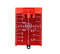 Plaque cible en plastique solide pour intérieur/extérieur avec options de montage flexibles (rouge)