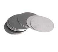 Plaque circulaire 304 SS, diamètre 120mm/300mm, épaisseur 0.5mm/3mm, joint haute résistance et résistant à l'érosion, 1 pièce(180mx0.5mm)