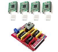 Plaque CNC v3 pour machine à graver avec 4 pilotes A4988 avec dissipateur thermique compatible avec imprimante 3D