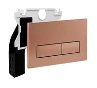 Plaque Commande WC Mat pour Geberit Duofix Sigma/Delta/BASIC Bronze