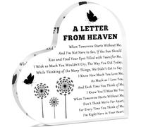 Plaque commémorative en acrylique - Cadeau de condoléances pour perte de mère, père, deuil, deuil, souvenir pour amis, famille, collègue, condoléances