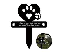 Plaque commémorative pour chien, plaque commémorative en acrylique imperméable pour animal de compagnie, plaque commémorative pour jardin, pelouse, cour intérieure (C)
