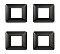 Plaque compatible ViMAR plana, plaques en plastique ensemble 4 pièces 2 places pour remplacement des plaques existantes - s'adaptent parfaitement au support d'origine