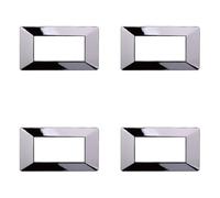 Plaque compatible ViMAR plana, plaques en plastique ensemble 4 pièces 4 places pour remplacement des plaques existantes - s'adaptent parfaitement au support d'origine