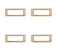 Plaque compatible ViMAR plana, plaques en plastique set 4 pièces 7 places pour remplacement des plaques existantes - s'adaptent parfaitement au support d'origine