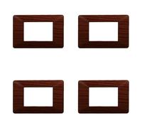 Plaque compatible ViMAR plana, plaques en plastique set de 4 pièces 3 places pour remplacement des plaques existantes - s'adaptent parfaitement au support d'origine
