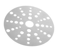 Plaque Conductrice de Chaleur Adaptateur Induction en Acier Inoxydable | Diffusion Uniforme, Chauffage Rapide, Antirouille, pour Casserole et Saucepan, Couleur Argenté