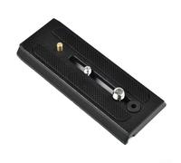 Plaque coulissante en aluminium à dégagement rapide pour Manfrotto 503HDV et MVH500AH, avec vis pour appareil photo