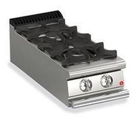 Plaque Coup de feu à Gaz - 2 feux vifs - P 700-10,5 kW - Baron