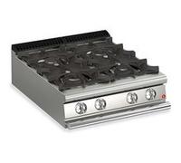 Plaque Coup de feu à Gaz 4 feux vifs P 700 21,9 kW