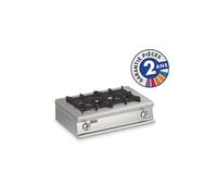 Plaque Coup de Feu à Gaz à Poser 2 feux vifs 15,7 kW