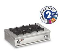 Plaque Coup de Feu à Gaz à Poser 2 feux vifs 15,7 kW Baron 1 G