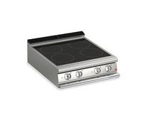 Plaque Coup de Feu Electrique - 4 plaques vitrocéramiques - P 700-10 kW - Baron