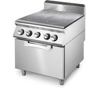 Plaque Coup de Feu Électrique sur Four Électrique Statique GN 2/1, 4 Zones de Cuisson Virtus VS7080TPFE 1 G