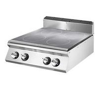 Plaque coup de feu électrique, top, 4 zones de cuisson Virtus VS7080TPET 1 G