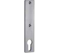Plaque courte pour cylindre AMF 427Z en acier inoxydable mat ( 3311321006 )