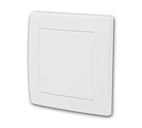 Plaque/couvercle FLAIR, blanc, avec cadre encastré