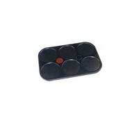 Tefal Plaque pour 6 crêpes TS-01026900 Noir - Pour raclette, gril et wok (304528)