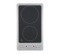 Respekta km9120en cuisson électriques/Céramique/28,8 cm/en verre avec témoin de chaleur résiduelle/Acier inoxydable