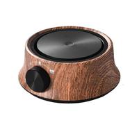 Plaque cuisson électrique, réchaud à thé silencieux, four à thé rond, avec bouton commande, ébullition efficace l'eau, for pique-nique et salon thé, pots en céramique et en verre(Brown)