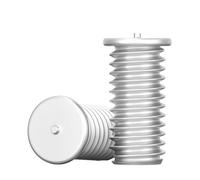 Plaqué Cuivre Goujon à Souder Vis à souder par points en aluminium M3 M4 M5 M6 M8 M10, goujons filetés for clous décharge de condensateur(M3x8mm 200pcs)