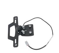 Plaque Culation pour Kawasaki pour Ninja pour ZX4R pour ZX4RR pour ZX25R Support Plaque D'immatriculation Caché pour Moto Éclairage LED(Item C)