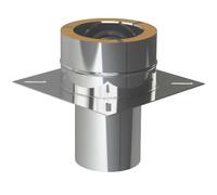 Plaque d’adaptation avec insert rond - double paroi - Reuter DW-BLUE 400 mm