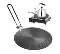 Plaque D’Adaptation Induction 24 cm, Plaque D’Adaptation Induction Acier Inoxydable Avec Poignée Pliable, Isolée, Plaque D’Adaptation Cuisinière Induction & Adaptateur Batterie De Cuisine