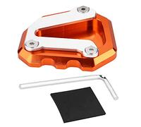 Plaque d’extension pour béquille latérale de moto CNC, agrandisseur de béquille latérale en alliage d’aluminium pour 790 2018-2019, finition anodisée pour un stationnement sécurisé (Orange dynamique)