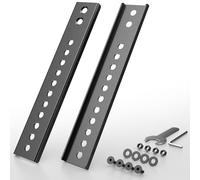 Plaque d’extension VESA verticale pour téléviseurs avec position VESA basse, compatible avec supports TV de plafond motorisés et supports muraux à bras vertical, 1 paire, Noir