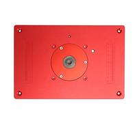 Plaque d’insertion pour table de défonceuse, Alliage d’Aluminium, 30x20cm - Haute Précision, Traitement Anodisé Anti - corrosion, Bricolage, Menuiserie