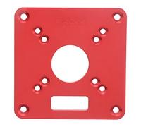 Plaque d’insertion pour table de fraisage en alliage d’aluminium, pour planche à découper et à raboter, outil universel pour le travail du bois avec surface anodisée durcie,