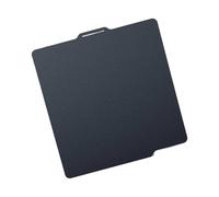 Plaque d'acier à ressort texturée, 184 x 184 mm, construction avec texture rugueuse pour une meilleure adhérence et un retrait facile des pièces, plaque de construction pour impression