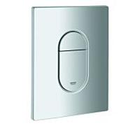 plaque d'actionnement Grohe Arena Cosmopolitan 38844P00 chrome mat, montage vertical