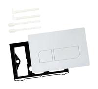 Plaque d'actionneur de chasse d'eau double de rechange pour réservoir d'eau encastré UP300 UP320 Plaque d'actionnement de rinçage double