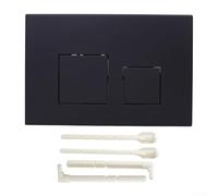 Plaque d'actionneur de chasse d'eau double pour Geberit, double plaque de chasse d'eau carrée de rechange avec boutons poussoirs