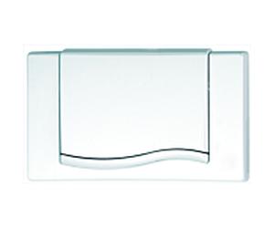 Plaque d'actionneur MepaWave pour fonction marche / arrêt A21 / E21 420301, blanc