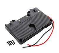 Plaque d'adaptateur de caméra de Batterie Cufaee, Support de Plaque d'adaptateur de convertisseur, Plaque d'adaptateur de Batterie pour caméra de caméscope