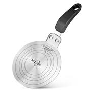 Plaque d'adaptation à induction, adaptateur à induction, 13 cm, pour cafetières et ustensiles de cuisine sur plaques à induction en acier inoxydable