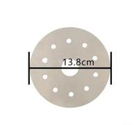 Plaque d'adaptation à induction en acier inoxydable Diffuseur de chaleur pour ustensiles de cuisine sans induction Moka casserole verre fonte 12,3 cm (13,8 cm)