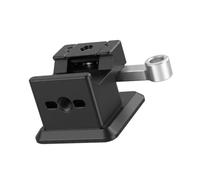 Plaque d'adaptation de support de cage d'appareil photo pour commutation de trépied Arca, design en alliage d'aluminium avec filetage 1/4 et 3/8 pour une utilisation en bas de ligne