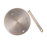 Plaque D'adaptation en Acier Inoxydable pour Induction 1 Set | Alliage D'aluminium, Format Compact Suspendable au Mur, pour Répartition Thermique sur Gaz