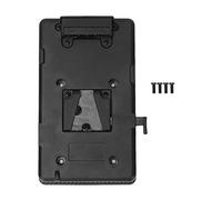 Plaque d'adaptation pour Batterie V Mount vers V Lock pour caméras, Plaque d'alimentation Universelle avec Sortie D-Tap pour Configuration de caméra, éclairage vidéo LED, Moniteur