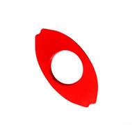 Plaque d'adaptation pour évent de chauffage diesel de 7,6 cm pour créer un point d'entrée hermétique de tente pour toit pour tentes, cabanes de pêche sur glace (rouge)