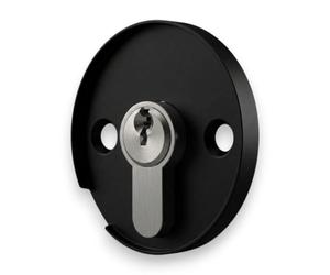 Plaque d'adaptation pour Nuki 5 Pro et Ultra (Noir, 12 mm) | Entretoise pour montage serrure UE