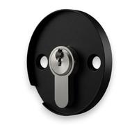 Plaque d'adaptation pour Nuki 5 Pro et Ultra (Noir, 17 mm) | Entretoise pour montage serrure UE