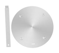 Plaque D'adaptation pour Plaque à Induction 1 Set en Acier Inoxydable | Argenté, Nettoyage Facile, Ne Se Déforme Pas et Ne Casse Pas, Usage Cuisinière Gaz