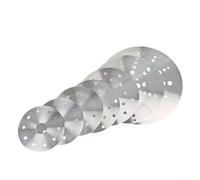 Plaque d'adaptation pour plaque de cuisson à induction en acier inoxydable pour une utilisation avec des casseroles non compatibles et une répartition homogène de la chaleur sur toute la surface (14,8