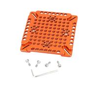 Plaque d'adaptation professionnelle pour photographie avec support à motif de 75 à 100 mm, filetage 1/4, 3/8, adaptateur en alliage d'aluminium