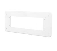 Plaque D'adaptation Stéréo Marine pour la Série MS-RA70, Plastique Robuste pour Un Montage Propre dans Les Environnements Marins (White)